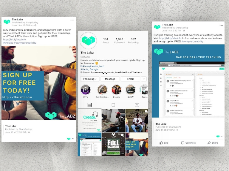 Freelance Labz social